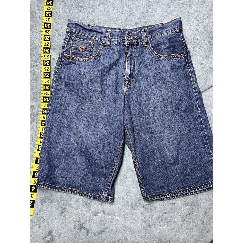 Rocawear Denim Jean Shorts‎ R99 Painted Pockets Vintage Hip Hop Y2K Mens SZ 40